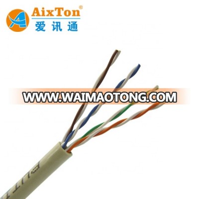 24AWG 0.5mm CCA cat5e UTP indoor networking cable 100m 305m for network cabling system