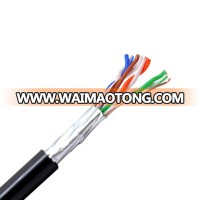 Waterproof Anti-UV PE CAT5E FTP 24AWG Bare Copper Outdoor Lan Cable